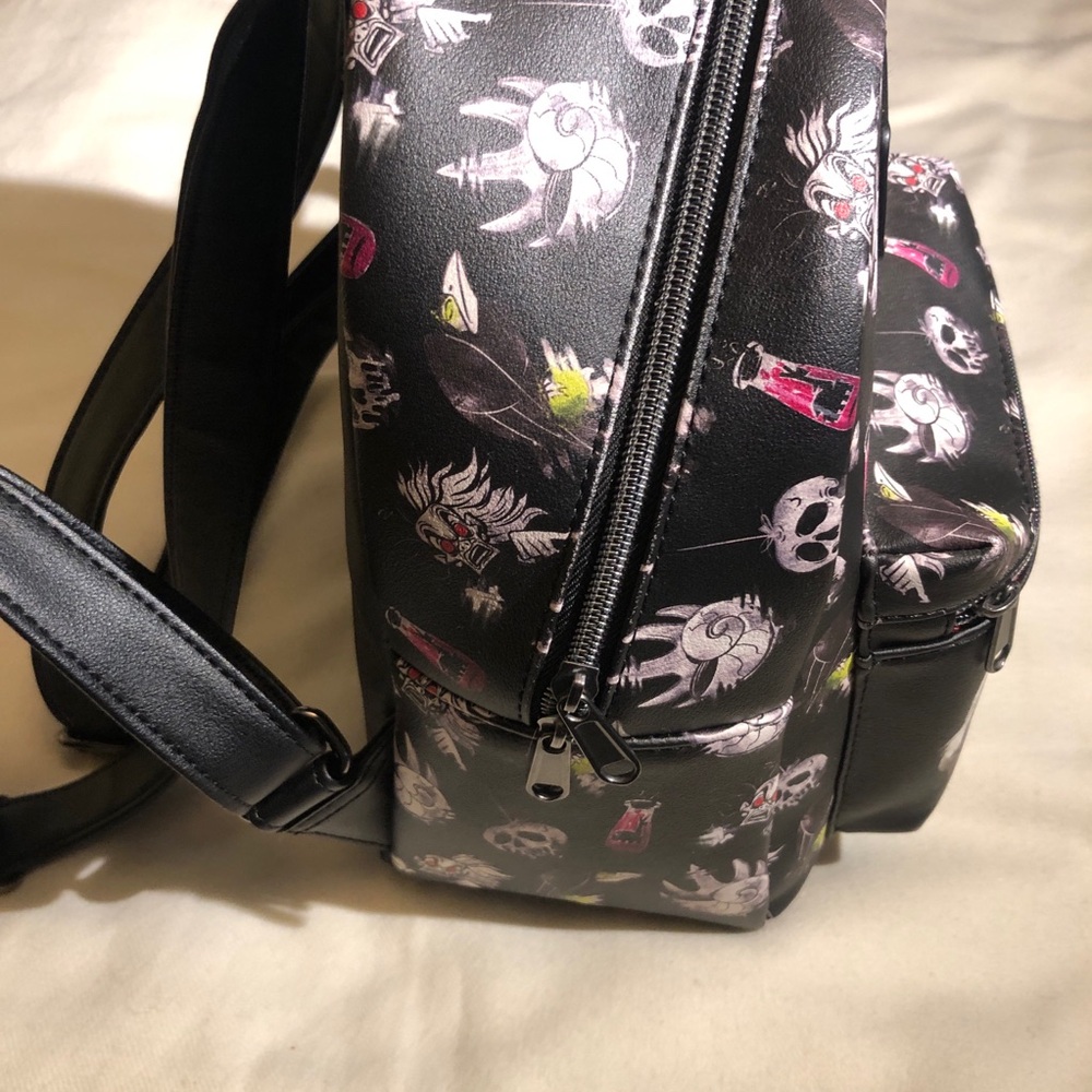 Disney Loungefly Villains Darkness Mini Backpack - Picture 6 of 9